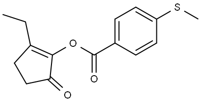 2-Ethyl-5-oxocyclopent-1-en-1-yl 结构式