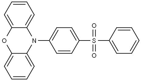 10-(4-(Phenylsulfonyl)phenyl)-10H-phenoxazine 结构式