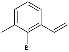 2-bromo-1-methyl-3-vinylbenzene 结构式