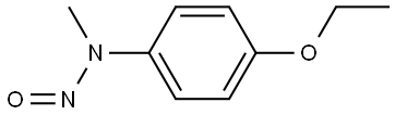 N-(4-乙氧基苯基)-N-甲基硝基US 酰胺 结构式