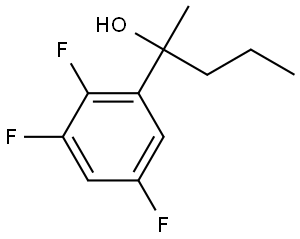 2,3,5-Trifluoro-α-methyl-α-propylbenzenemethanol 结构式