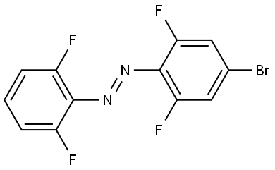 Diazene, 1-(4-bromo-2,6-difluorophenyl)-2-(2,6-difluorophenyl)-, (1E)- 结构式