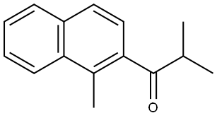 2-Methyl-1-(1-methyl-2-naphthalenyl)-1-propanone 结构式