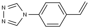 4-(4-vinylphenyl)-4H-1,2,4-triazole 结构式