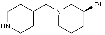 (S)-1-(piperidin-4-ylmethyl)piperidin-3-ol 结构式