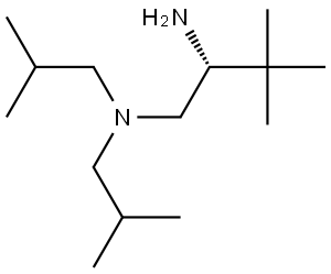 (2R)-3,3-Dimethyl-N1,N1-bis(2-methylpropyl)-1,2-butanediamine 结构式