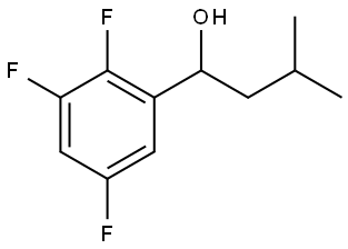 2,3,5-Trifluoro-α-(2-methylpropyl)benzenemethanol 结构式