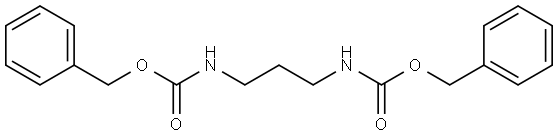 N-(3-{[(苄氧基)羰基]氨基}丙基)氨基甲酸苄酯 结构式