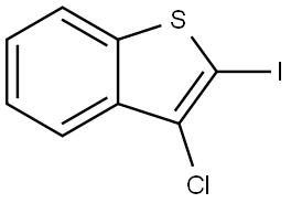 3-chloro-2-iodobenzo[b]thiophene 结构式