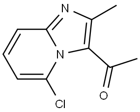 1-(5-chloro-2-methylimidazo[1,2-a]pyridin-3-yl)ethanone 结构式