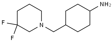 4-((3,3-difluoropiperidin-1-yl)methyl)cyclohexan-1-amine 结构式