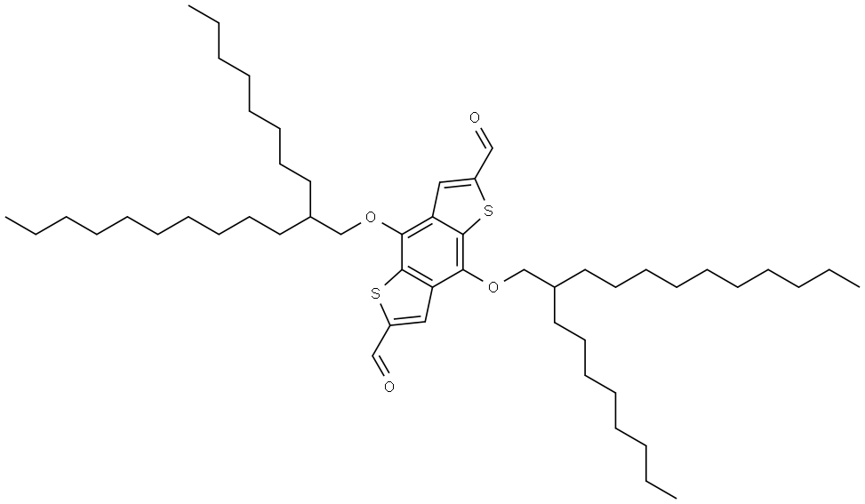 BDTO812-2CHO 结构式