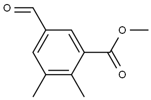 Methyl 5-formyl-2,3-dimethylbenzoate 结构式