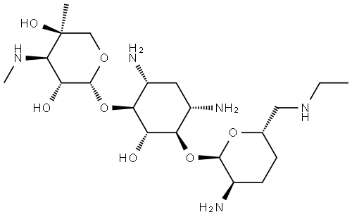 Etimicin Impurity 6 结构式