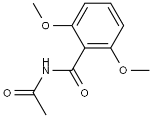 N-Acetyl-2,6-dimethoxybenzamide 结构式