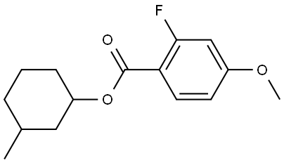 methyl 3-cyclohexyl-2-fluoro-4-methoxybenzoate 结构式