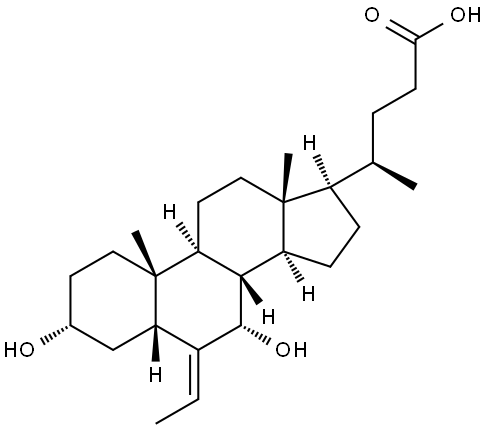 奥贝胆酸杂质07 结构式