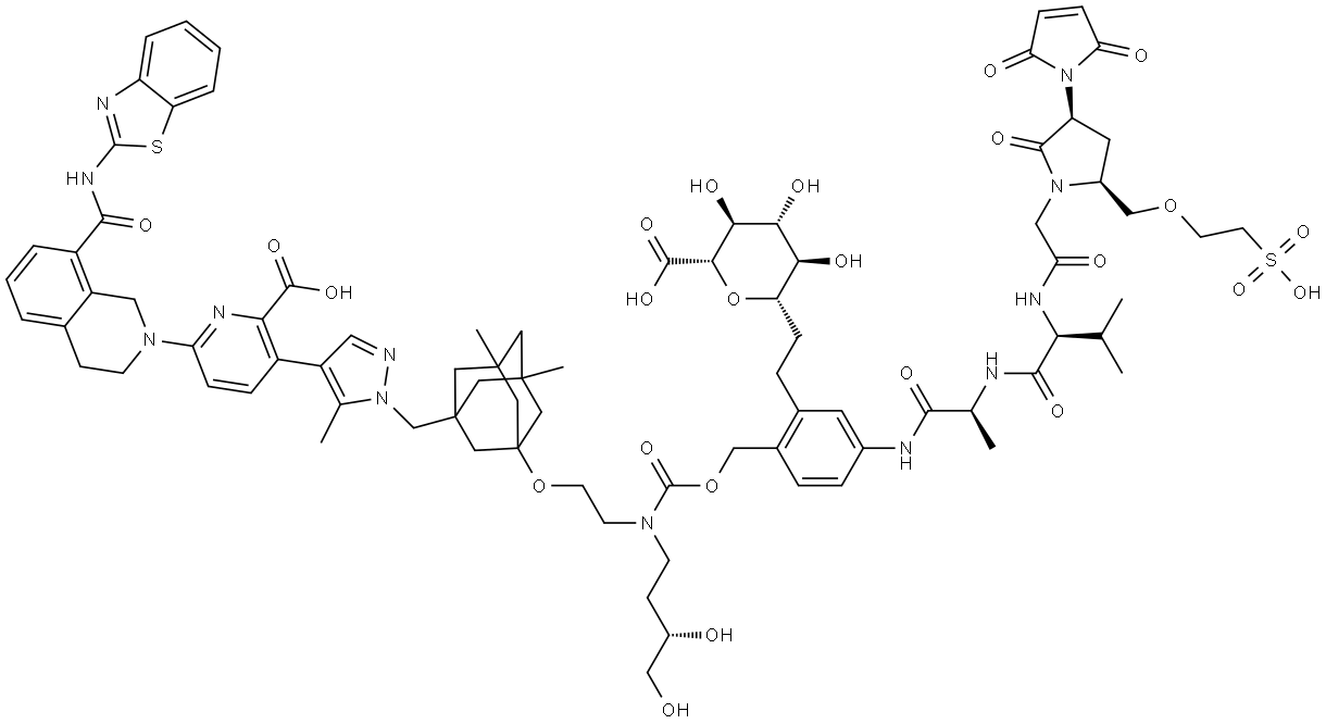 化合物 CLEZUTOCLAX 结构式