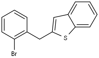 2-(2-bromobenzyl)benzo[b]thiophene 结构式