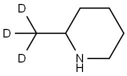 2-(methyl-d3)piperidine 结构式