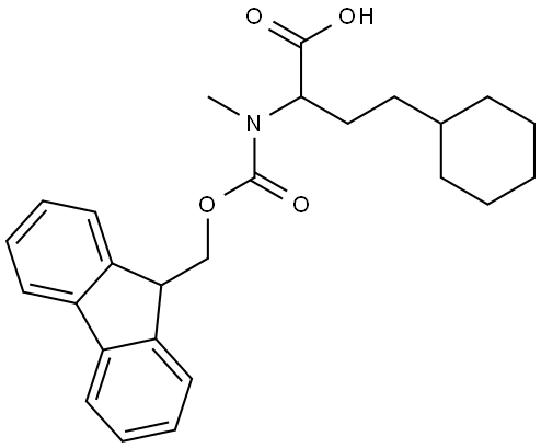 FMOC-MEHOMOCYCLOHEXYL ALANINE 结构式