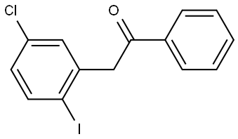 2-(5-chloro-2-iodophenyl)-1-phenylethan-1-one 结构式