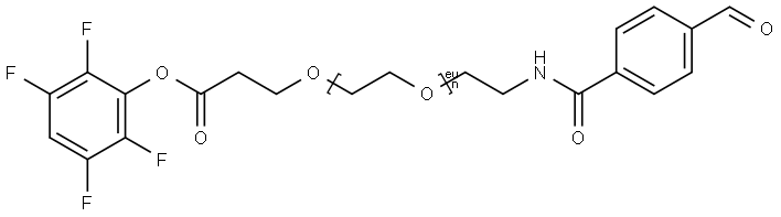 Ald-Ph-PEG12-TFP ester 结构式