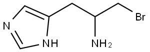 1-bromo-3-(1H-imidazol-4-yl)propan-2-amine 结构式