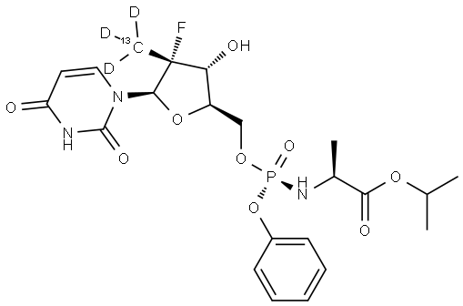 索菲布韦杂质 结构式