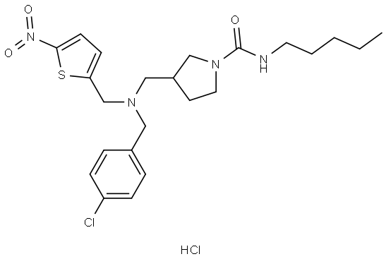 SR9011 (hydrochloride) 结构式