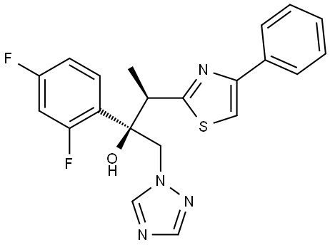 艾沙康唑杂质 39 结构式