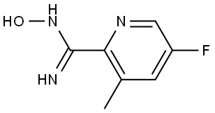 5-氟-N-羟基-3-甲基吡啶甲酰胺 结构式