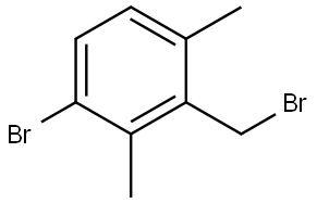 1-Bromo-3-(bromomethyl)-2,4-dimethylbenzene 结构式