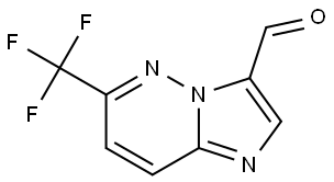 6-(trifluoromethyl)imidazo[1,2-b]pyridazine-3-carbaldehyde 结构式