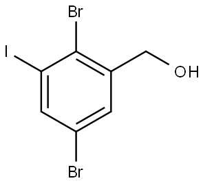 2,5-Dibromo-3-iodobenzenemethanol 结构式
