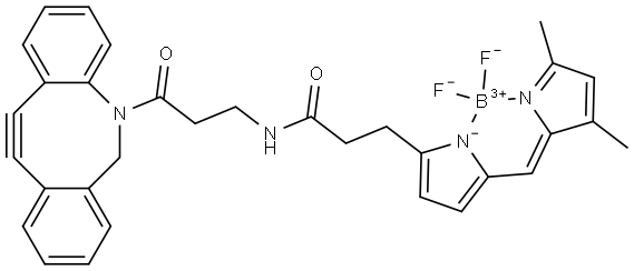 DBCO-BODIPY FL 结构式