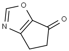 4,5-二氢-6H-环戊二烯并[D]噁唑-6-酮 结构式