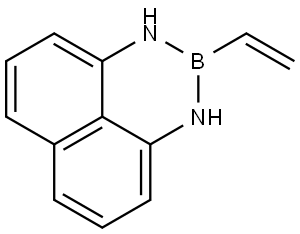 2-乙烯基-2,3-二氢1H-萘并[1,8-DE]-1,3,2-二氮杂硼 结构式
