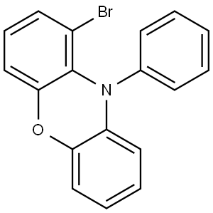 10H-Phenoxazine, 1-bromo-10-phenyl- 结构式