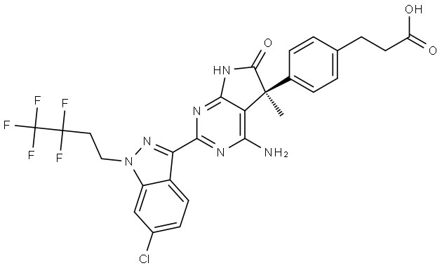 化合物 sGC activator 1 结构式