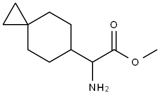 2-氨基-2-(螺[2.5]辛烷-6-基)乙酸甲酯 结构式