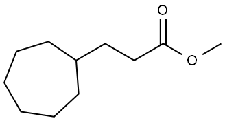 Methyl cycloheptanepropanoate 结构式