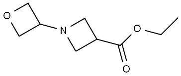 ethyl 1-(oxetan-3-yl)azetidine-3-carboxylate 结构式