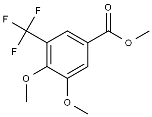 Methyl 3,4-dimethoxy-5-(trifluoromethyl)benzoate 结构式