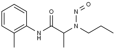 N1-亚硝基丙胺卡因 结构式