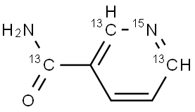 维生素B3(烟酰胺) 结构式