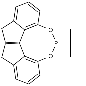 (11AR)-5-叔丁基-10,11,12,13-四氢-二茚并[7,1-DE:1',7'-FG][1,3,2]二氧磷 结构式