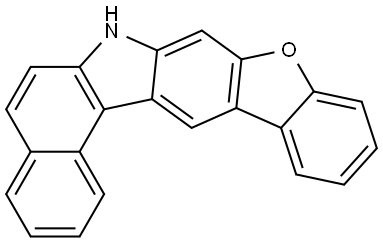 7H-BENZO[G]BENZOFURO[2,3-B]CARBAZOLE 结构式