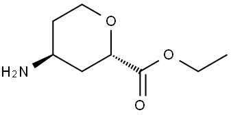 ethyl trans-4-aminotetrahydropyran-2-carboxylate 结构式