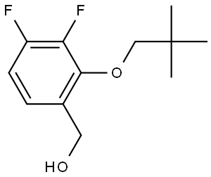 2-(2,2-Dimethylpropoxy)-3,4-difluorobenzenemethanol 结构式